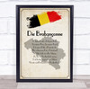 National Anthem Of German Dutch Version Wall Art Print