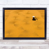 Bulgur drying Pattern Patterns Tractor Sand Lines Dry Farm Wall Art Print