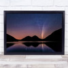 Comet Neowise Over Jordan Pond Night Sky Stars Star Starry Wall Art Print