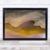Crossing Natron Lake Flamingo Colour Heart Birds Flock Aerial Pattern Art Print