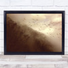 Departure Mountain Birds Flight Flying Fly Mist Sky Wood Fog Wall Art Print