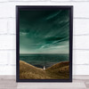 Endless Sea Blue Girl Kid Child Small Sweden Wall Art Print
