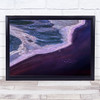 Flamingo Lake Water Beach Coast Coastal Africa Bird purple Wall Art Print