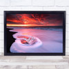 Ice Fire Seascape Iceland Jokulsarlon Beach Cloud Sky Wall Art Print Ice Fire Seascape Iceland Jokulsarlon Beach Cloud Sky Wall Art Print