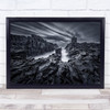 Iron World Kiama Bombo Seascape Reflection Rock Australia Milky Wall Art Print
