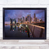 Jubilee Bridge Singapore City Architecture Buildings Asia Marina Bay Art Print