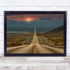 My Way Road Rolling Hills Wave Waves Way Sun Sunset Wall Art Print