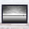 Own Person Bike Bicycle Abstract Empty Alone Isolation Desolate Wall Art Print