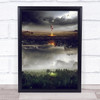 Save The World Person Hope Jungle Birds Fantasy Surreal Wall Art Print