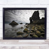 The Gate Iceland Sea Rocks Water Stones Beach Ocean Seascape Wall Art Print