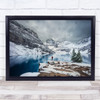 The Mountains Me Lake Mcarthur Yoho National Park Wall Art Print