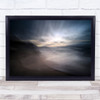 Walk through myself Blur Blurry Figure Small Alone Lonely Tiny Wall Art Print
