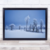 Winter land Winter Trees Snow Ice Fog Quebec Canada Frost Frozen Wall Art Print