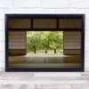 Zen Zone Japan Temple Buddist Quiet Silence Empty Garden Asia Wall Art Print