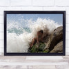 All My White Mermaid Rock Rocks Coast Coastal Woman Outdoors Wall Art Print All My White Mermaid Rock Rocks Coast Coastal Woman Outdoors Wall Art Print