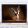 Angel wings Performance Dance Dancer Dancing Ballet Ballerina Fabric Art Print