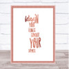 Flyness Conquer Your Shyness Quote Print Wall Art