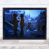Flame Night Street Child Children Lamp Light Candle Friend Art Print Flame Night Street Child Children Lamp Light Candle Friend Art Print