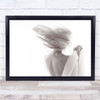 Flying mind Hair Blonde Flow Wind Blow Wall Art Print Flying mind Hair Blonde Flow Wind Blow Wall Art Print