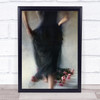 Four Dozen Roses Toronto Rose Canada Blur Blurry Woman Wall Art Print