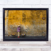 Fruit seller in Hoi An Vietnam Woman Facade Lady Old Wall Art Print