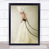 Hat Fashion Model Female Woman Girl Dress Filter Wall Art Print