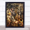 Jazz Band Brass Conceptual Cubism Improvisation Instrument Joy Live Art Print Jazz Band Brass Conceptual Cubism Improvisation Instrument Joy Live Art Print