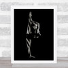 Needle 2 Gymnastics Balance Strength Sport Acrobatic Studio Flexible Art Print