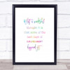 Best Days Rainbow Quote Print