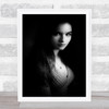 You Saw The Beauty Female Woman Girl Dark Wall Art Print