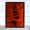 Carenza Reflection Distortion Facade Distorted Windows Grid Art Print