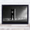 Colossus Of Rhodes 2 Clothes Pegs Conceptual Wall Art Print