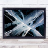 Deep Ice Crystal Russia Baikal Lake Frozen Frost Winter Abstract Wall Art Print
