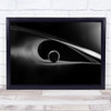 Light Shadows Golf Ball Shadow Curve Wall Art Print