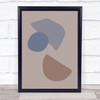 Organic Shapes 03 Graphic Illustration Geometry Abstract Wall Art Print