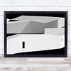 S Graphic Geometry Shapes Architecture Abstract Angle Wall Art Print