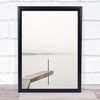 Semaphore In Green Fog Birds Marsh Spain Santona Mist Haze Water Wall Art Print