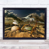 Surreal Fantasy Seagull Fairy Tale Fable Flag Wall Art Print