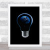 The 4 Elements Iv Earth Planet Global Warming Astronomy Space Universe Art Print