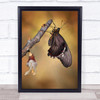 Birth Of A Swallowtail Butterfly Metamorphosis Chrysalis Insect Wall Art Print