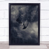 icarus Myths Legends Greek Grunge Falling Fall Fairy-tale Creative Art Print