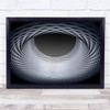 Architecture Abstract Round Circle Geometry Shapes Circular Hole Wall Art Print