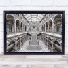Architecture Palace Justice Interior Justizpalast Old Vintage Wall Art Print