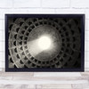 Ceiling Light Architecture History Historic Hole Opening Window Wall Art Print