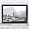 Lego House Abstract Architecture Building Staircase Stairs Bright Wall Art Print