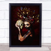 Tia Woman Model Girl Face Paint Painted Painting Wall Art Print