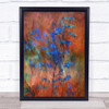 Colours Dance on Flowers Soft Painterly Flower l Texture Wall Art Print