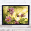 Dance Of The Flowers Morning Sun Pink Tender Tenderness Wall Art Print