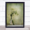 Dill Cucumber Vase Flower Green Vegetable Kitchen Wall Art Print