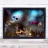 Le Lien Flower Backlight Bokeh Backlighting Flowers Purple My Garden Art Print